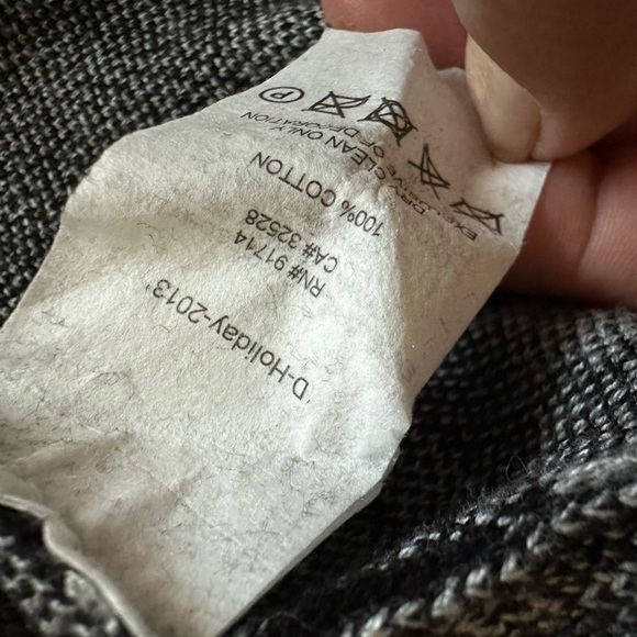 ARMANI EXCHANGE Black Gray Leopard Face Knit Pullover  Top M, Rare, Preppy, Logo - Picture 7 of 12